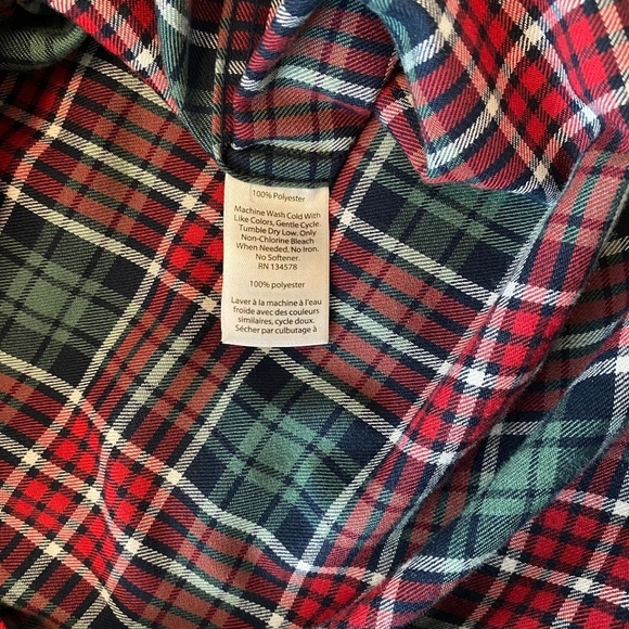 Vineyard Vines SLIM FIT L/S Tucker Shirt-Red/Green Plaid- Size Large‎ - Picture 8 of 8